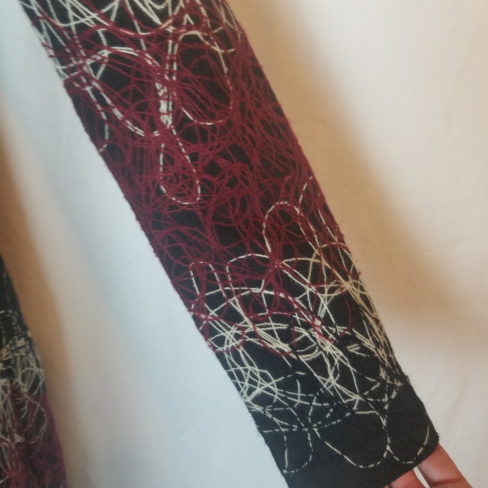 MaxMara Embroidered Graphic Long Jacket - Picture 10 of 14